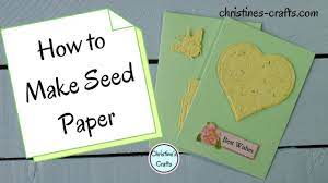 You could make the paper without the seeds and use it for any crafts you like. How To Make Plantable Seed Paper Easy Diy Project Using Recycled Paper Youtube