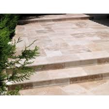 travertin opus romain vieilli beige ep 1 2cm rustic travertin terrasse travertin amenagement jardin