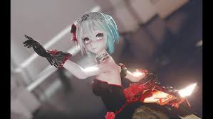 VOCALOID MMD／4K／60FPS】「ANGEL」 Luo Tianyi【蜜月·Un·Deux·Trois】