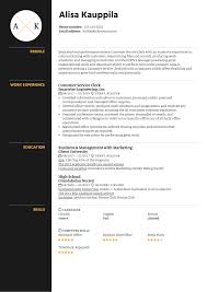 And second, the hiring manager is 100% sure to read this section. Customer Service Clerk Resume Sample Kickresume