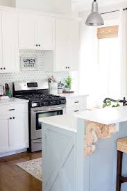 Frosty Carrina Country Kitchen Benjamin Moore Heather Gray The Lettered Cottage
