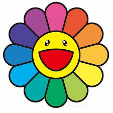 Takashi Murakami Smile On Rainbow Flower 2020 In 2020 Cartoon Flowers Murakami Flower Rainbow Flowers