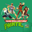 Italian Renaissance Ninja Painters - Shirtoid