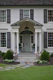 No More Yellow House Colonial House Exteriors Colonial Exterior House Shutters