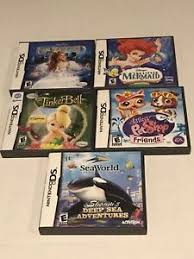 4 juegos para niñas de nintendo ds igual para,ds i,2ds y 3ds. Ninos Ninas Nintendo Ds Juego Disney Princesa Sirena Lote 5 Lps Tink Seaworld Ebay