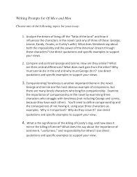 Through candy the narrator calls attention to an aspect of curley's personality that will lead to trouble. Https Whsroets Weebly Com Uploads 4 2 1 2 42129679 Writing Prompts For Of Mice And Men 4 Options Pdf