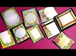 10 Border Design Ideas Border Designs On Paper School Project Work Border Designs Youtube Border Design Page Borders Design Hanging Paper Flowers