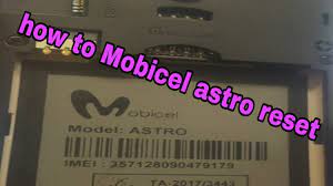 Maybe you would like to learn more about one of these? How To Reset Mobicel Astro Youtube