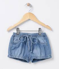 Look Calça Jeans Com Elastico Na Perna Short Infantil Em Jeans Com Bolsinhos Tam 1 A 4 Anos Lojas Renner Roupas De Bebe Inverno Moda Infantil Short Infantil