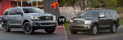 The 2018 toyota sequoia has a solid predicted reliability rating, strong engine, roomy cabin, and cavernous cargo hold. 2018 Toyota Sequoia Vs 2017 Toyota Sequoia