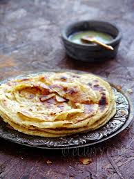 Lachha Lachcha Paratha Indian Layered Flat Bread Recipe Bread On The Griddle Paratha Cooking Flatbread Recipes