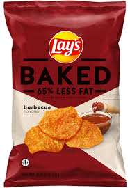 baked barbecue flavored potato crisps