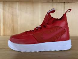 Jordan 1 Mid White Black Gym Red Gs Ebay Sponsored Nike Air Force 1 Ultraforce Mid Gym Red White Gs Kids Size 6 5 Y 869945 603 Nike Air Air Jordans Retro Nike