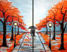 Youth paint & string art; Find Your Next Paint Night Muse Paintbar Couples Canvas Painting Night Painting Autumn Painting