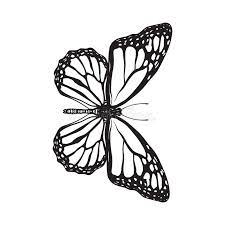 Top View Of Beautiful Monarch Butterfly Isolated Sketch Style Illustration Top Affiliate Mon Butterfly Tattoo Designs Butterfly Sketch Butterfly Drawing