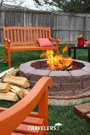 There S Nothing Like An Evening With Friends Around The Fire Keep These Fire Pit Safety Tips In Mind To Help Ke Fire Pit Backyard Backyard Fire Fire Pit Patio