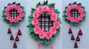 Diy Paper Craft Ideas Easy Wall Hanging Room Decoration Ideas Wast In 2020 Paper Crafts Diy Crafts Diy Paper