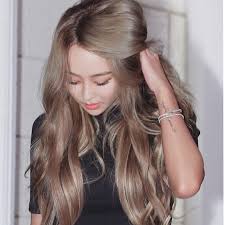 Hyolyn Kpop Hair Color Blonde Hair Korean Hair Color For Tan Skin