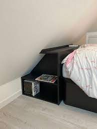 Lit en sous pente 24 idees d amenagement geniales. Tete De Lit Sous Pente Par Tsourbier Sur L Air Du Bois