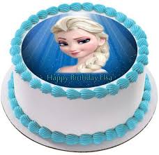 Frozen Elsa Face Edible Edible Birthday Cake Topper Or Cupcake Topper Decor Birthday Cake Toppers Frozen Birthday Cake Frozen Doll Cake