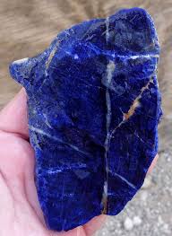 Sodalite Slab 105x75x6 4mm Sodalite Sodalite Crystal Gems And Minerals