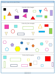 Each worksheet includes a check box option to show answers. Year 1 Free Geometry Resources Recognise And Name Common 2d Shapes 2 Master The Curriculum