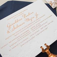 A wedding is one of the most beautiful and holy occasions of one's life. Bilingual Wedding Invitations Copper Foil Harmonious Banter And Charm