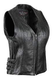 Street Steel Dark Star Women S Leather Vest Women Leather Vest Leather Jacket Leather Vest