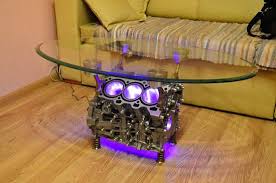 Engine Block Coffee Table Love The Light Idea Engine Coffee Table Man Cave Table Furniture