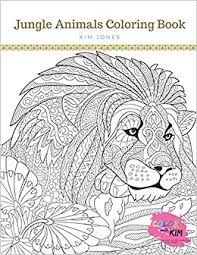 Namely, letting them do some jungle coloring pages for kids might just satisfy their. Jungle Animals A Jungle Animals Coloring Book Amazon De Jones Kim Fremdsprachige Bucher