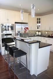 Pineridge Raised Breakfast Bar Oven Microwave Stacked Combo Kitchen Decor Trendy Kitchen Model Homes