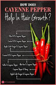 Folic acid speeds up cell division and contributes to natural hair growth. Cayenne Pepper For Hair Benefits How To Use It And Side Effects Stuffed Peppers Hair Growth Diy Hair Growth