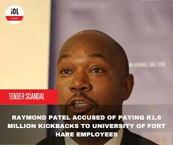 Businessman Dr Raymond Patel is the latest person to be arrested in  connection with fraud and corruption allegations at the University of Fort  Hare in the Eastern Cape. #Corruption #easterncape #universityofforthare  #SAPS #