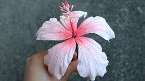 Fondant hibiscus flowers for sale. Gumpaste Hibiscus Tutorial Youtube