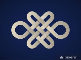 The irish celtic knot represents the full development of the knotwork tradition. Vector Paper Endless Celtic Knot Wall Mural Pixers We Live To Change