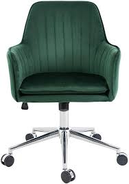 Amazon Com Five Stars Furniture Home Office Chair Plush Velvet Desk Chair Modern Comfortble Ni Home Office Chairs Comfortable Office Chair Modern Office Chair
