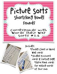 Long Short Vowel Picture Sorts Corresponds With Wtw Sorts 1 6