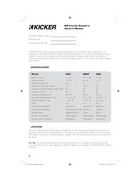 Km Coaxial Speakers Kicker Marine Speakers Pages 1 16 Text Version Anyflip