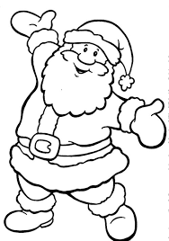 Christmas party activity, christmas gift. Santa Claus Christmas Coloring Pages For Kids Drawing With Crayons