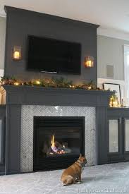 Dark Gray Fireplace Home Fireplace Grey Fireplace Fireplace Design