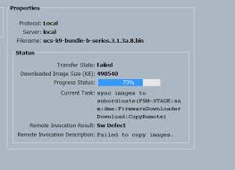 Faild To Transfer Firmware File Ucsm Cisco Community
