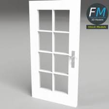 8 panel glass door 3d model. 8 Panel Door 3d Models Stlfinder
