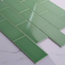 Mosaic floor tiles standard size. China Green 75x150mm Subway Tile Standard Square Ceramic Wall Tile Sizes China Green Ceramic Tile Dark Green Subway Tile