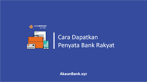 For example, a typical bank statement may show your deposits and withdrawals for a certain month. Cara Dapatkan Penyata Bank Rakyat Online Estatement