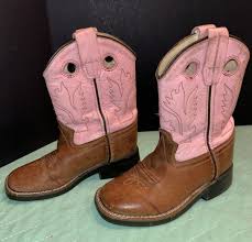 Old West Boots with Upper Leather Unisex Kids' Shoes for sale