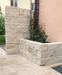 Bildergebnis Fur Travertin Mauer Silver Wood Firewood Garden