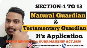 Hindu Minority Guardianship Act 1956 It S Application Natural Guardian Testamentary Guardian Youtube