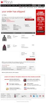 Sl Your Order Has Shipped Ship Confirm Email From Macy S Holiday 2013 Email Design Order Confirmation Email Email Templates