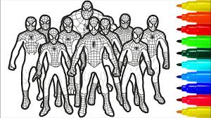 Free spiderman for kids coloring pages are a fun way for kids of all ages to develop creativity, focus, motor skills and color recognition. Spiderman Brotherhood Coloring Pages Spiderman Brotherhood Coloring Pages With Colored Markers Youtube