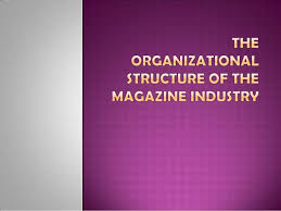 Organization Structure Of The Magazine Industry